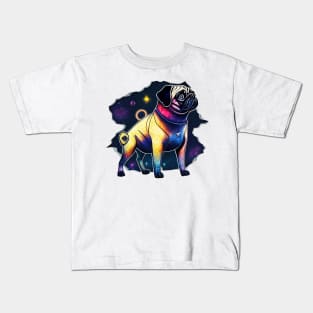 Cosmic pug Kids T-Shirt